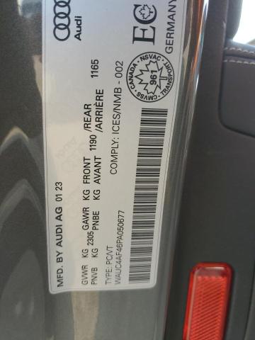 2023 AUDI S4 PRESTIG WAUC4AF46PA050677