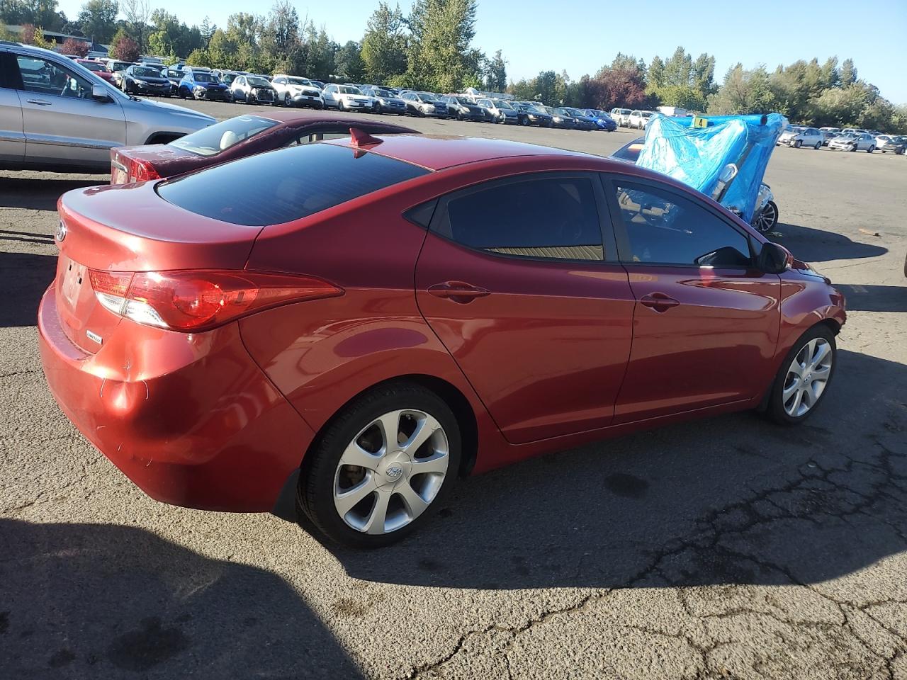 Lot #2862824320 2012 HYUNDAI ELANTRA GL