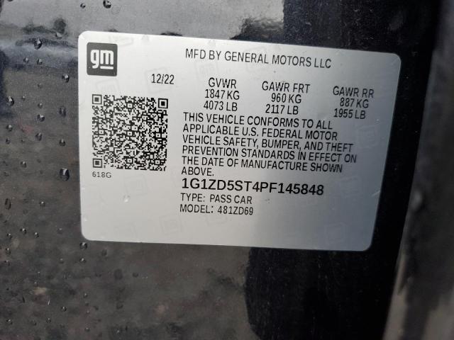 2023 CHEVROLET MALIBU LT - 1G1ZD5ST4PF145848