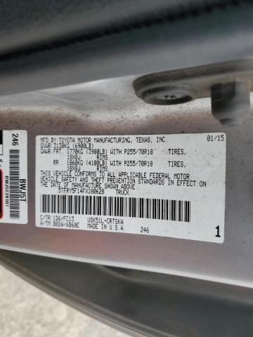 VIN 5TFRY5F14FX180628 2015 Toyota Tundra, Double Ca... no.13