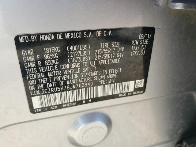 2018 HONDA HR-V EXL - 3CZRU5H79JM702949