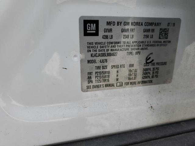2020 BUICK ENCORE PRE - KL4CJASB5LB004627