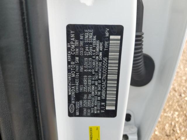 2022 HYUNDAI KONA N BAS KM8KH3AC7NU005056