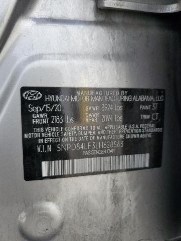 VIN 5NPD84LF3LH628563 2020 Hyundai Elantra, Sel no.13