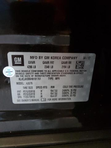 2017 BUICK ENCORE PRE - KL4CJASB6HB181761