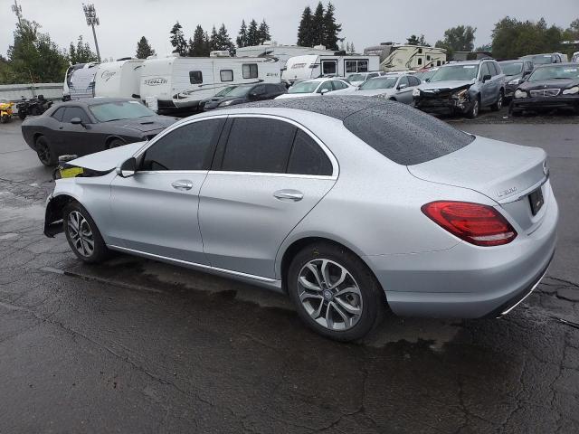 MERCEDES-BENZ C 2015 silver  gas 55SWF4KB6FU026755 photo #3