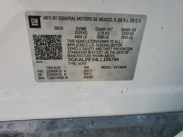 2020 GMC TERRAIN SL - 3GKALPEV4LL106794