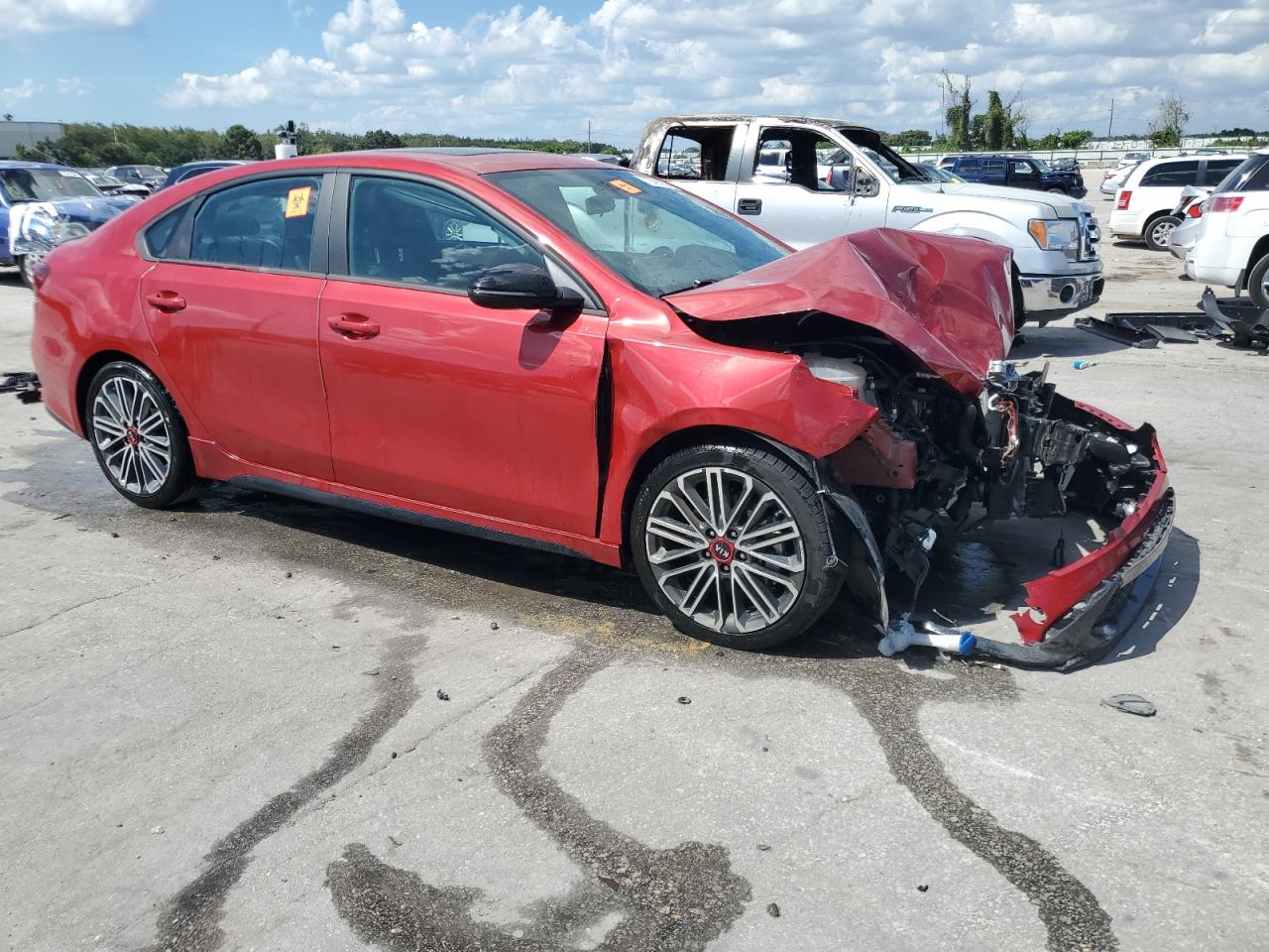 Lot #2936102143 2021 KIA FORTE GT