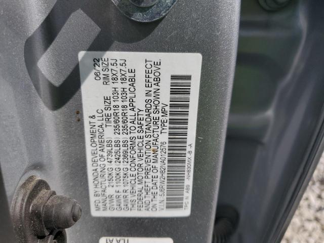 2022 HONDA CR-V EXL - 5J6RW2H82NA012576