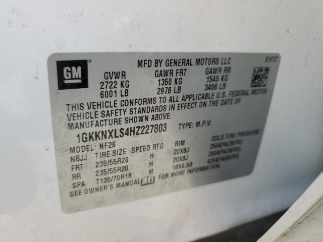 VIN 1GKKNXLS4HZ227803 2017 GMC Acadia, Denali no.13