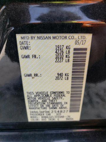 2017 NISSAN ALTIMA 2.5 - 1N4AL3AP3HC254827