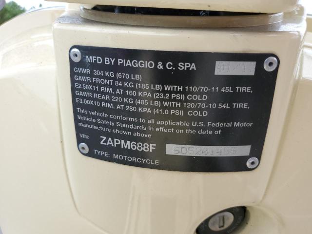 2013 VESPA LX 150IE ZAPM688F5D5201455