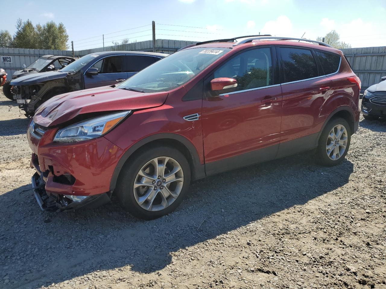 Lot #2821023143 2016 FORD ESCAPE TIT