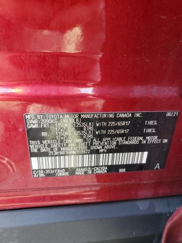 2021 TOYOTA RAV4 LE - 2T3H1RFV4MW159922