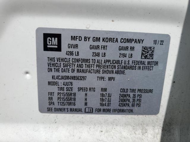 2022 BUICK ENCORE PRE - KL4CJASM4NB563297