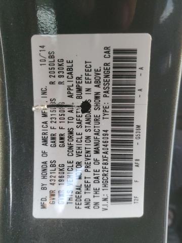 2015 HONDA ACCORD EXL - 1HGCR2F8XFA046094