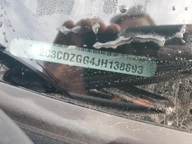 2018 DODGE CHALLENGER - 2C3CDZGG4JH138893