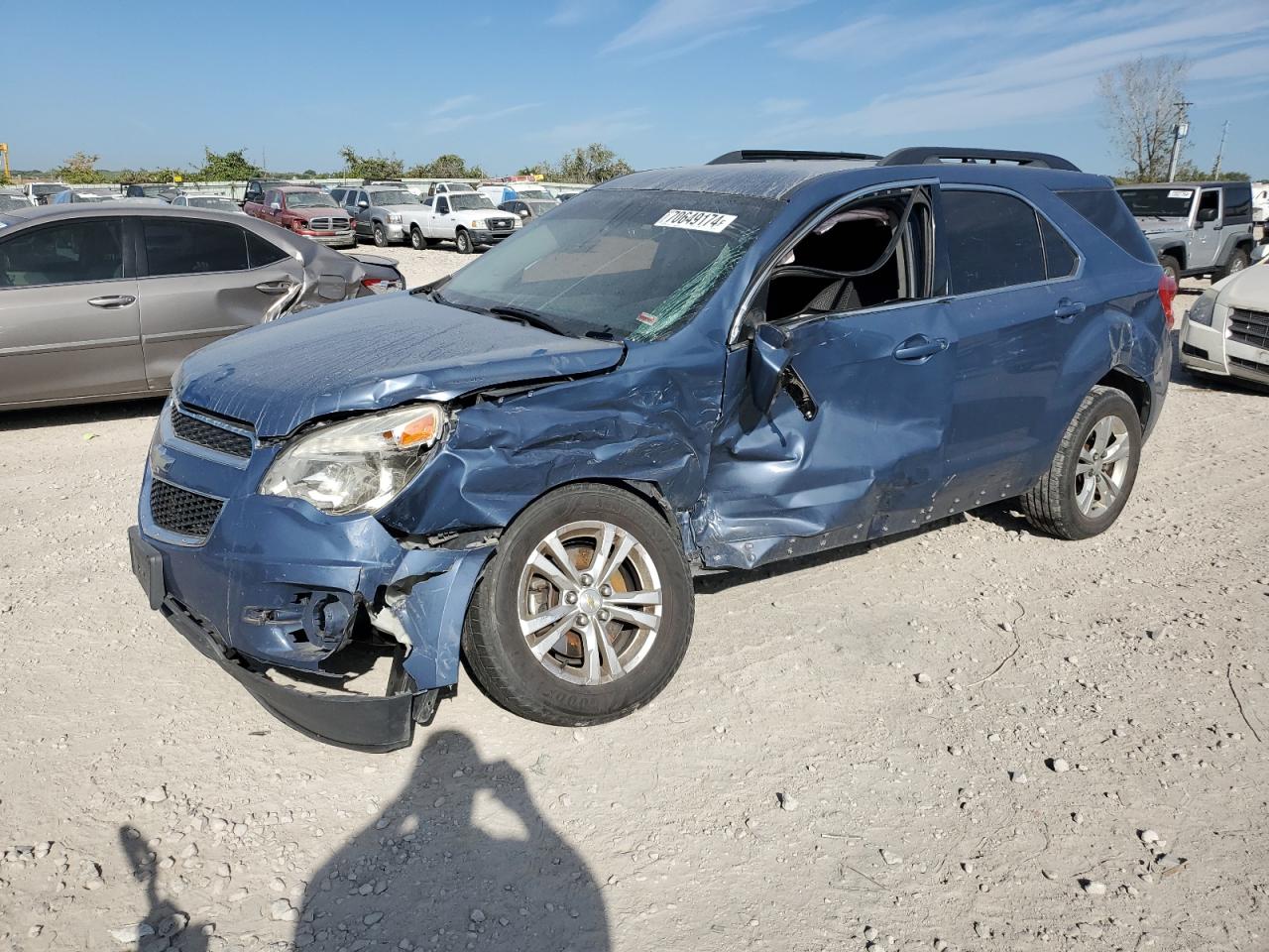 Lot #2926586847 2012 CHEVROLET EQUINOX LT