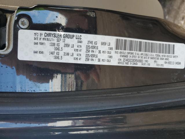 VIN 2C4RDGCG9DR549883 2013 Dodge Grand Caravan, Sxt no.13