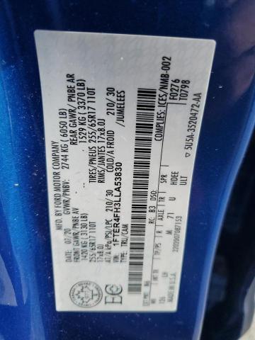2020 FORD RANGER XL - 1FTER4FH3LLA53830