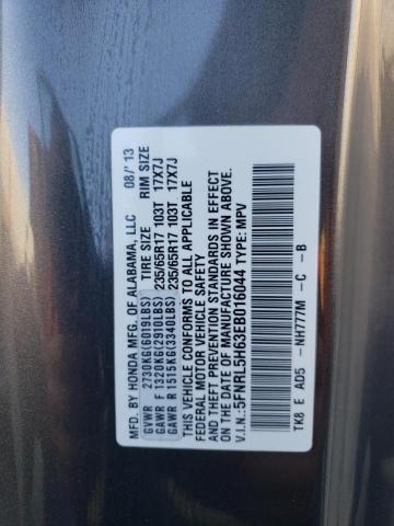 VIN 5FNRL5H63EB016044 2014 Honda Odyssey, Exl no.13