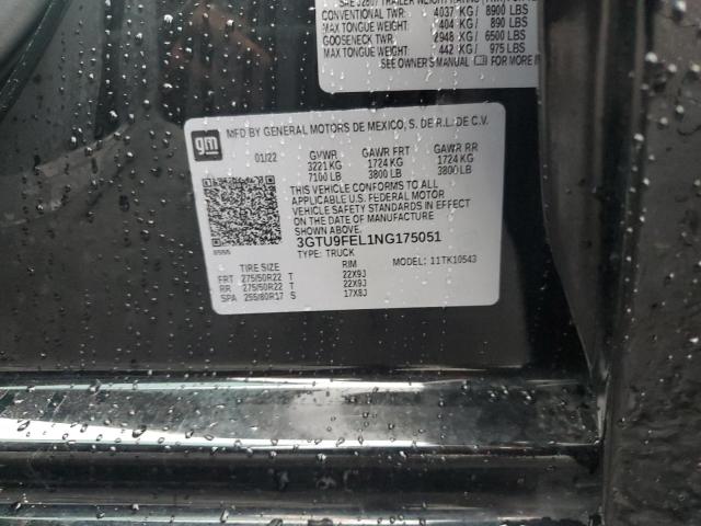 2022 GMC SIERRA LIM - 3GTU9FEL1NG175051