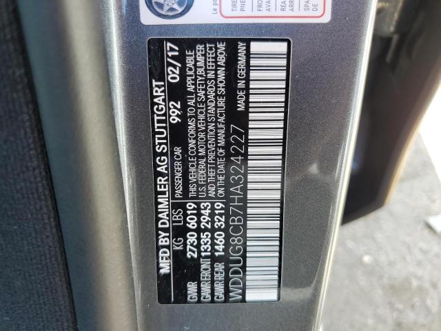 2017 MERCEDES-BENZ S 550 - WDDUG8CB7HA324227
