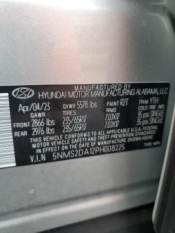 2023 HYUNDAI SANTA FE B 5NMS2DA12PH008225  71474414