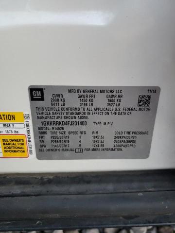 2015 GMC ACADIA SLT - 1GKKRRKD4FJ231400