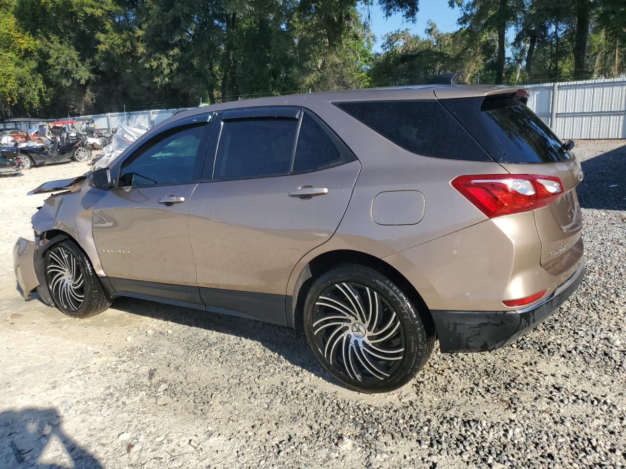 CHEVROLET EQUINOX LS 2019 tan  gas 2GNAXHEV5K6287159 photo #3