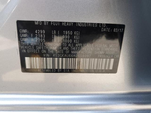 2017 SUBARU IMPREZA LI - 4S3GKAU66H3609097
