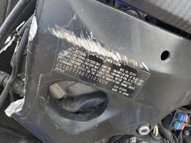 2007 SUZUKI GSX-R1000 - JS1GT77A672107608