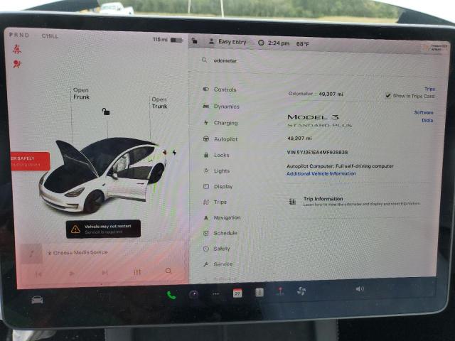 2021 TESLA MODEL 3 - 5YJ3E1EA4MF938838