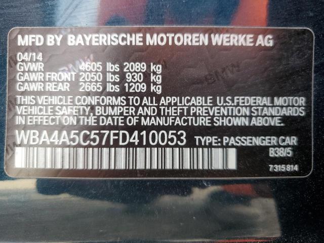 VIN WBA4A5C57FD410053 2015 BMW 4 Series, 428 I Gran... no.12