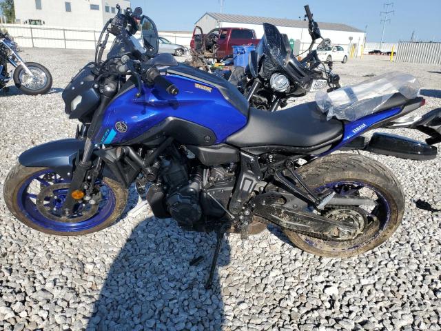 YAMAHA MT07 2024 blue  gas JYARM32E4RA010443 photo #4