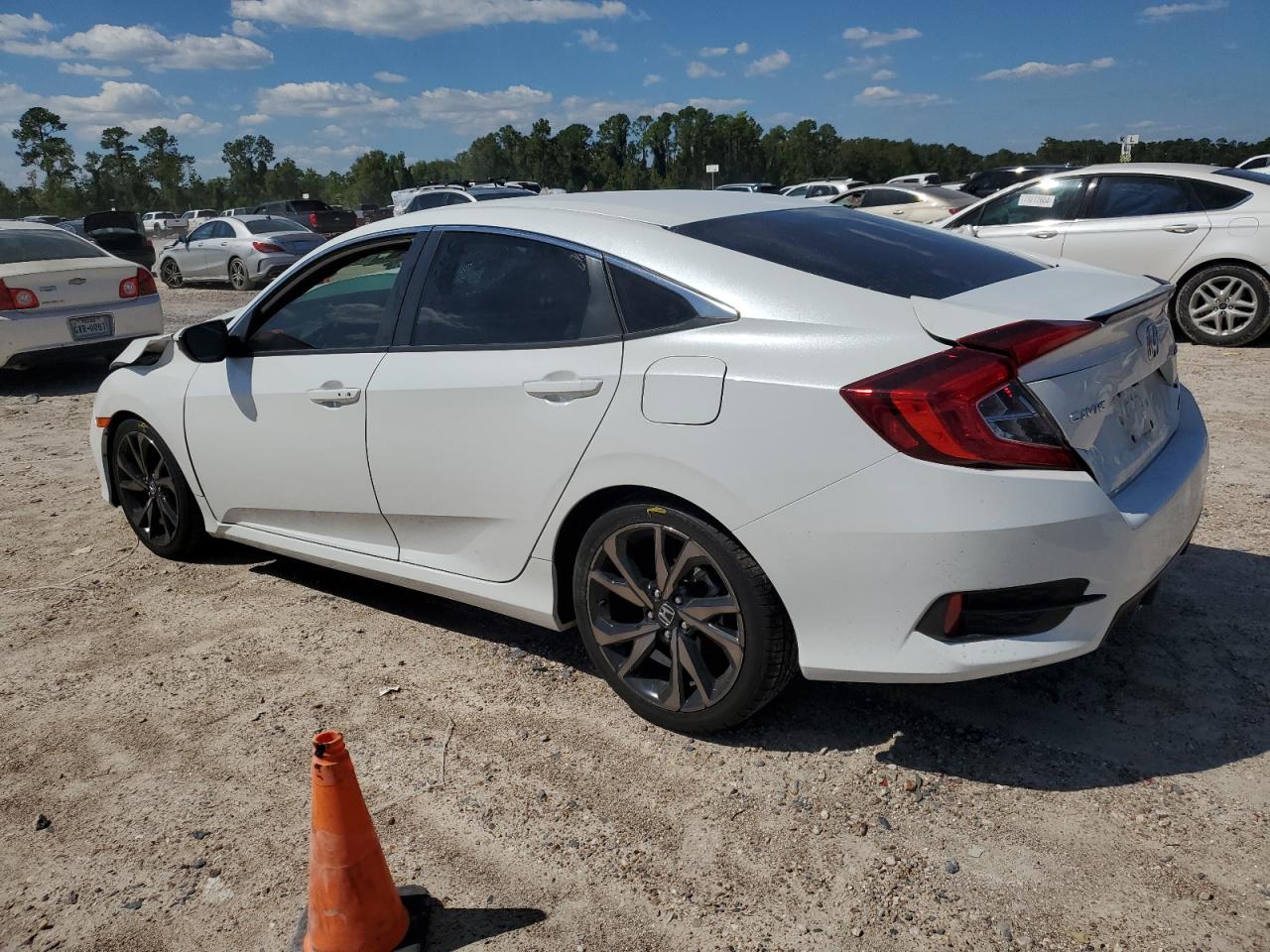 Lot #2989333657 2021 HONDA CIVIC SPOR