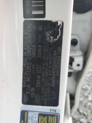 2016 KIA FORTE - KNAFK4A66G5616584