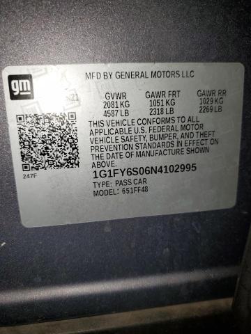 VIN 1G1FY6S06N4102995 2022 Chevrolet Bolt, LT no.13