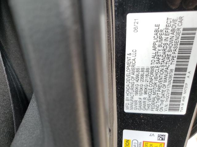 2021 HONDA ACCORD LX - 1HGCV1F17MA086798