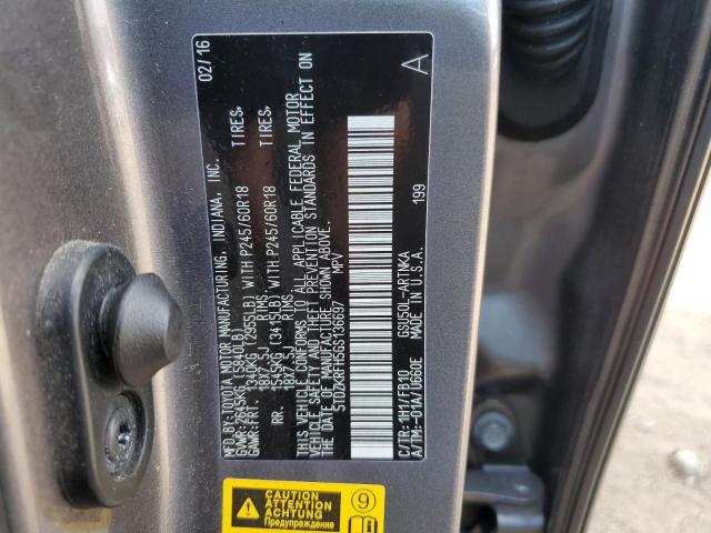 VIN 5TDZKRFH5GS136697 2016 Toyota Highlander, LE no.13