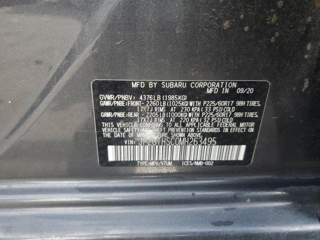 2021 SUBARU CROSSTREK - JF2GTHSC0MH263495
