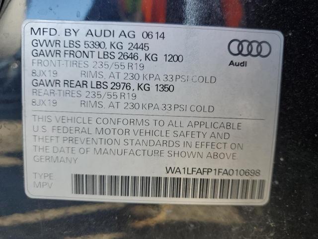 VIN WA1LFAFP1FA010698 2015 Audi Q5, Premium Plus no.13