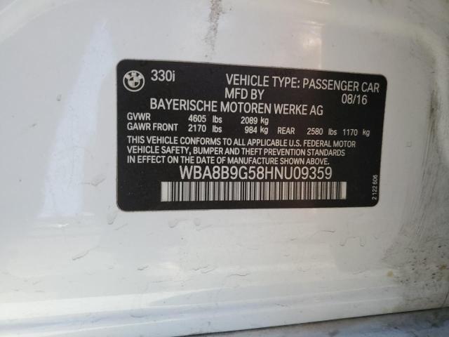 2017 BMW 330 I - WBA8B9G58HNU09359