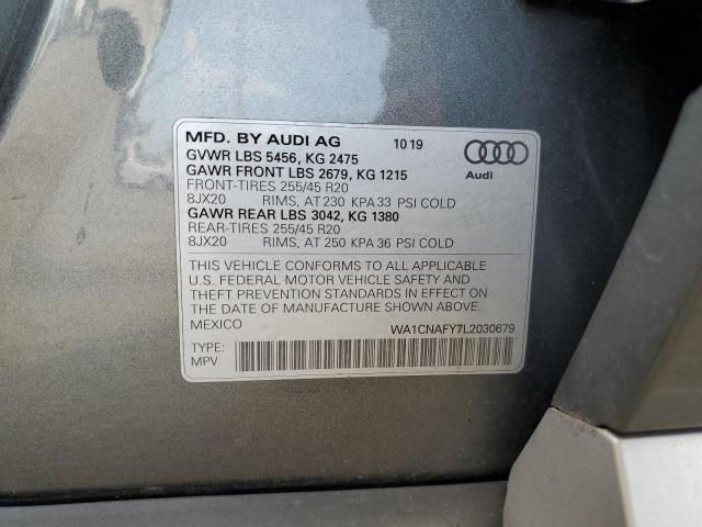 VIN WA1CNAFY7L2030679 2020 Audi Q5, Prestige no.13