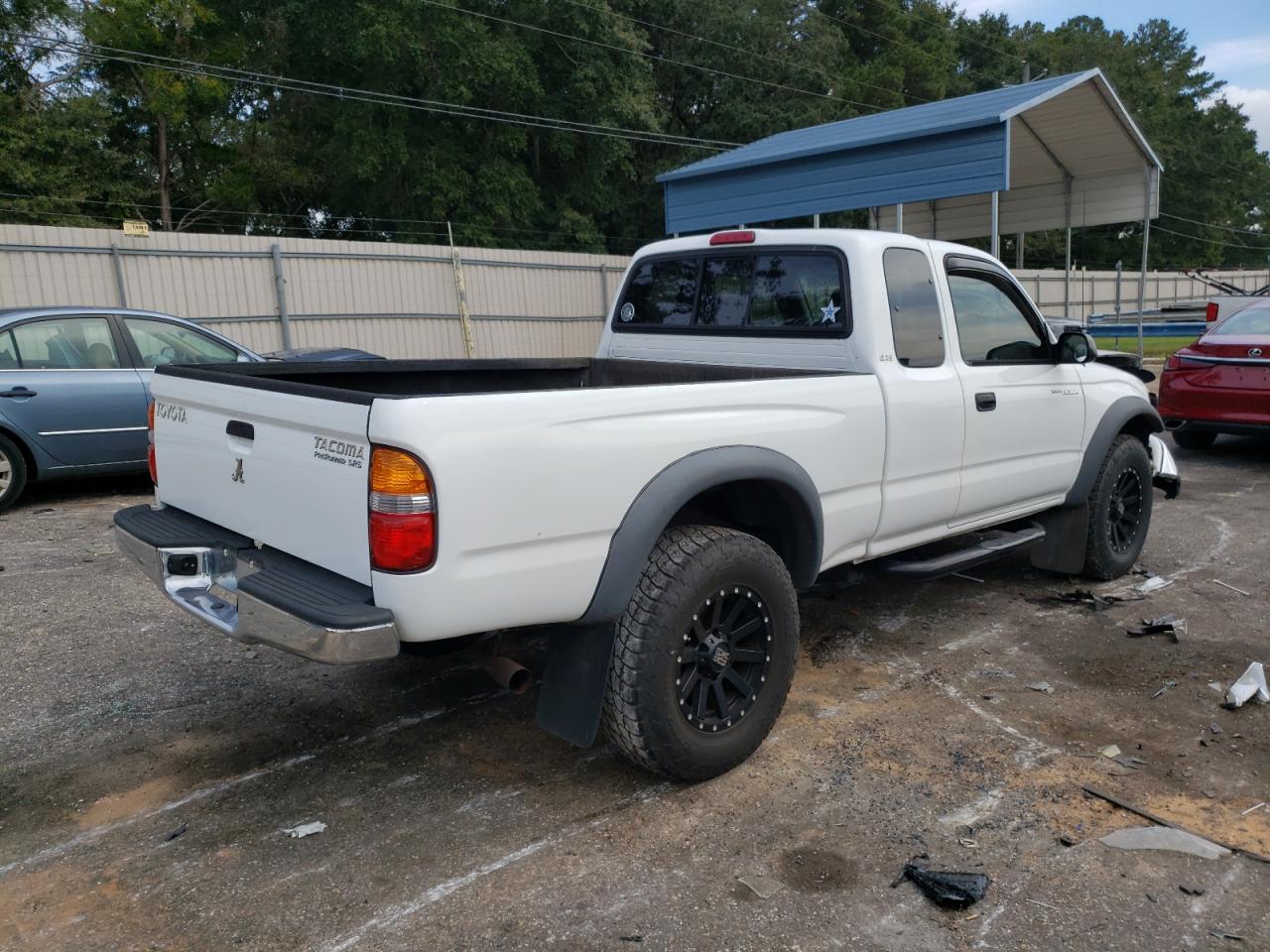 TOYOTA TACOMA XTR 2001 white  gas 5TESM92N31Z736216 photo #4