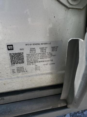 2021 CHEVROLET TRAVERSE L - 1GNERFKWXMJ224772