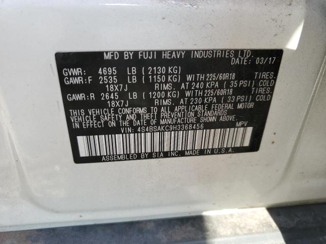2017 SUBARU OUTBACK 2. - 4S4BSAKC9H3368456