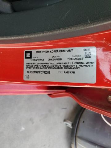 2015 CHEVROLET SPARK 1LT - KL8CD6S91FC765282
