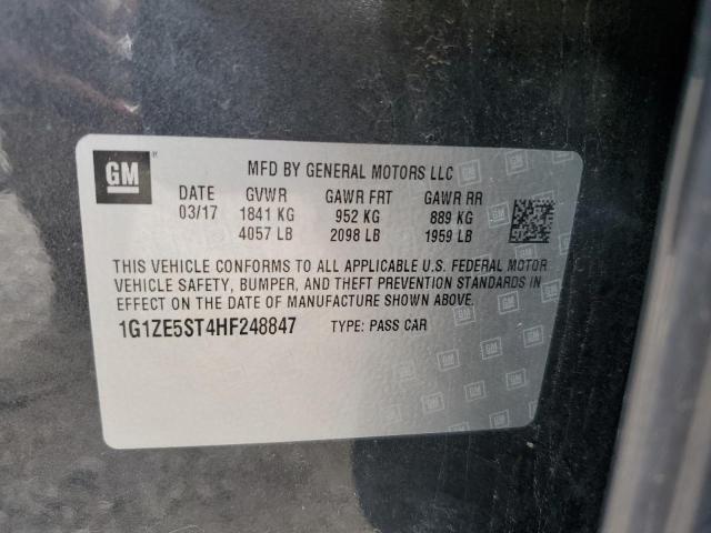 2017 CHEVROLET MALIBU LT - 1G1ZE5ST4HF248847