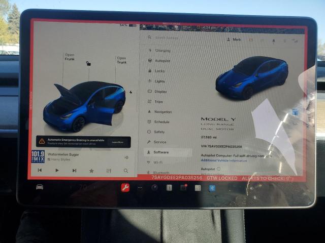 2023 TESLA MODEL Y - 7SAYGDEE2PA035256
